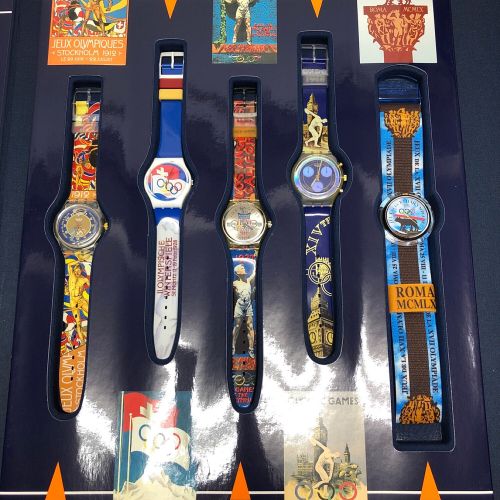 SWATCH (スウォッチ) 腕時計 1996年アトランタオリンピック記念モデル オリンピックゲームコレクション クォーツ 動作保証無し