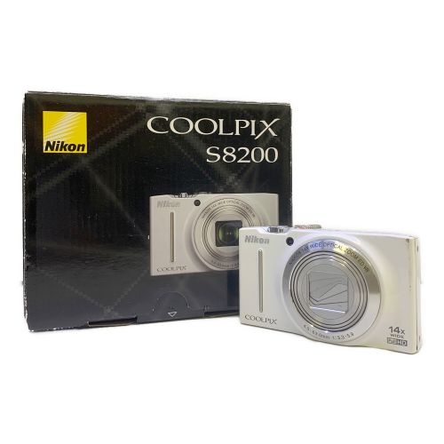 Nikon (ニコン) コンパクトデジタルカメラ 塗装剥がれ・液晶小傷有 COOLPIX S8200 専用電池 SDカード対応 23012644