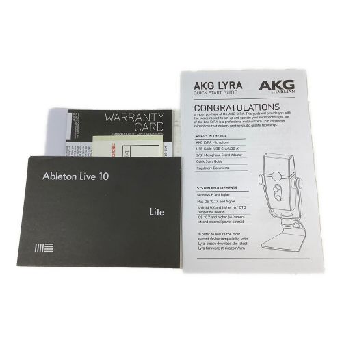 AKG (アーカーゲ) サイドアドレス型USBマイクロホン LYRA