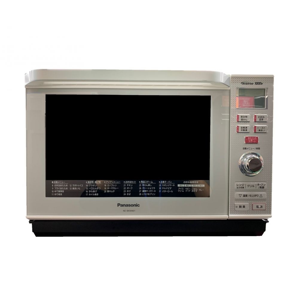 Panasonic (パナソニック) 2015年製 1000W オーブンレンジ NE-BKM401-W 2015年製 1000W 50Hz／60Hz｜ トレファクONLINE