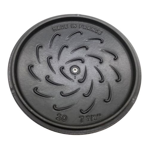 Staub (ストウブ) 両手鍋 グレー 20cm/Wa-NABE 20cm（カンパーニュ）