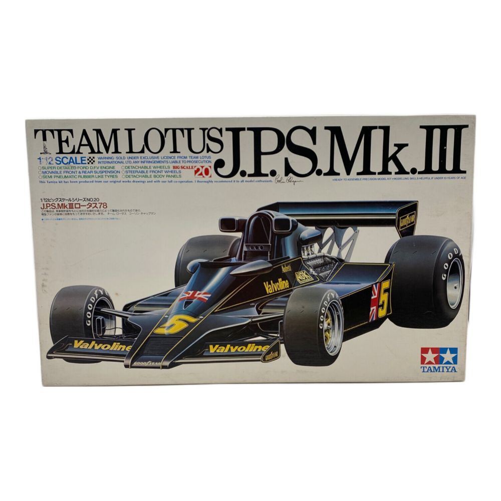 TAMIYA プラモデル 1/12J.P.S.MkⅢロータス78｜トレファクONLINE