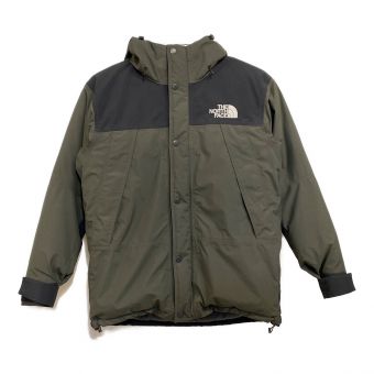 THE NORTH FACE (ザ ノース フェイス) マウンテンダウンジャケット メンズ SIZE L グリーン×ブラック ND91737