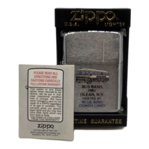 ZIPPO 1981年製 BUS BASH