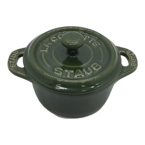 Staub (ストウブ) ピピ・ココット ラウンド10cm カーキ