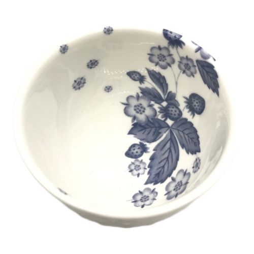 Wedgwood (ウェッジウッド) ジャパニーズ ティー フォー ツー ストロベリーブルームインディゴ 急須1/湯呑み2