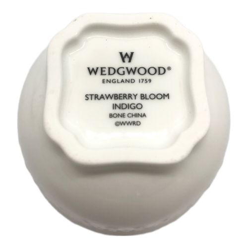 Wedgwood (ウェッジウッド) ジャパニーズ ティー フォー ツー ストロベリーブルームインディゴ 急須1/湯呑み2