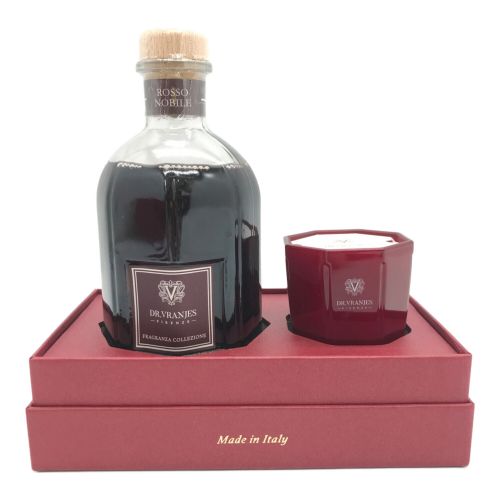 DR.VRANJES (ドットール・ヴラニエス) ルームフレグランス ROSSO NOBILE 250ml / Diffuser + 80g candle 限定 GIFT BOX