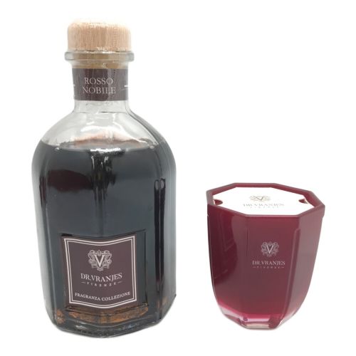 DR.VRANJES (ドットール・ヴラニエス) ルームフレグランス ROSSO NOBILE 250ml / Diffuser + 80g candle 限定 GIFT BOX