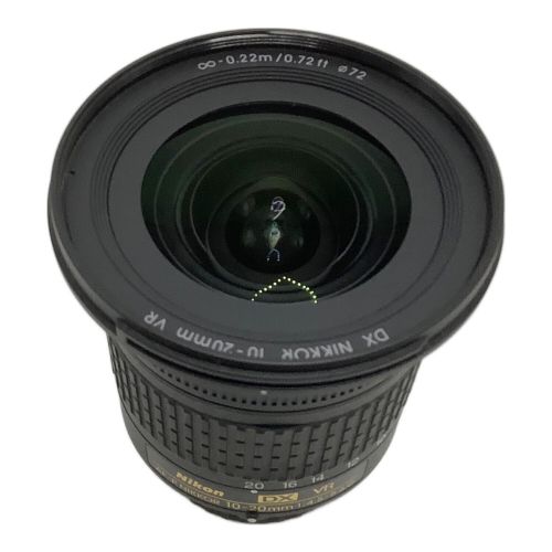 Nikon (ニコン) 超広角ズームレンズ AF-P DX NIKKOR 10-20mm f/4.5-5.6G VR 10～20 mm F4.5-5.6 ニコンFマウント系 227344