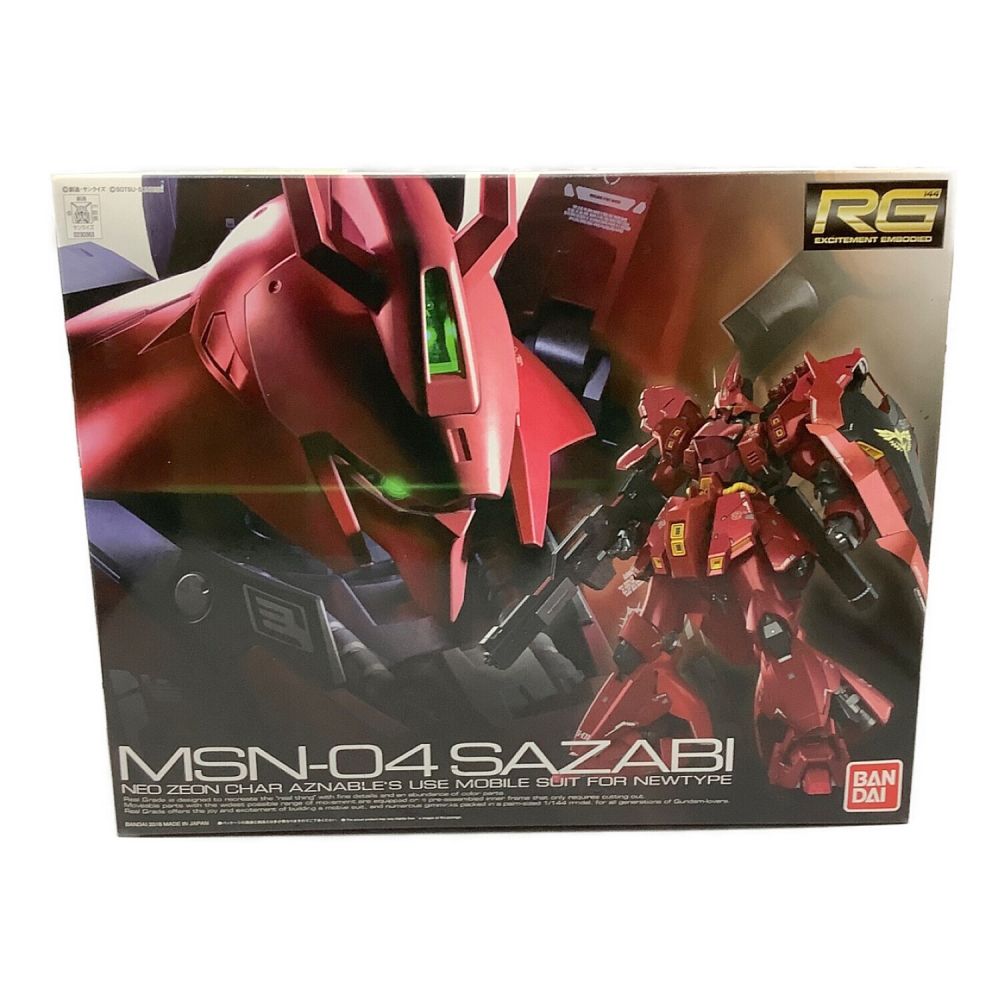 BANDAI (バンダイ) 1/144 RG MSN-04 サザビー 「機動戦士ガンダム 逆襲のシャア」 未開封品・箱ダメージ有｜トレファクONLINE