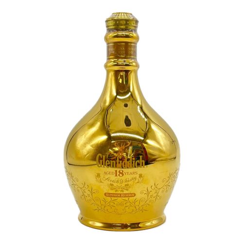 Glenfiddich (グレンフィディック) スコッチ 700ml スーペリアリザーブ 18年 ゴールド陶器ボトル 未開封