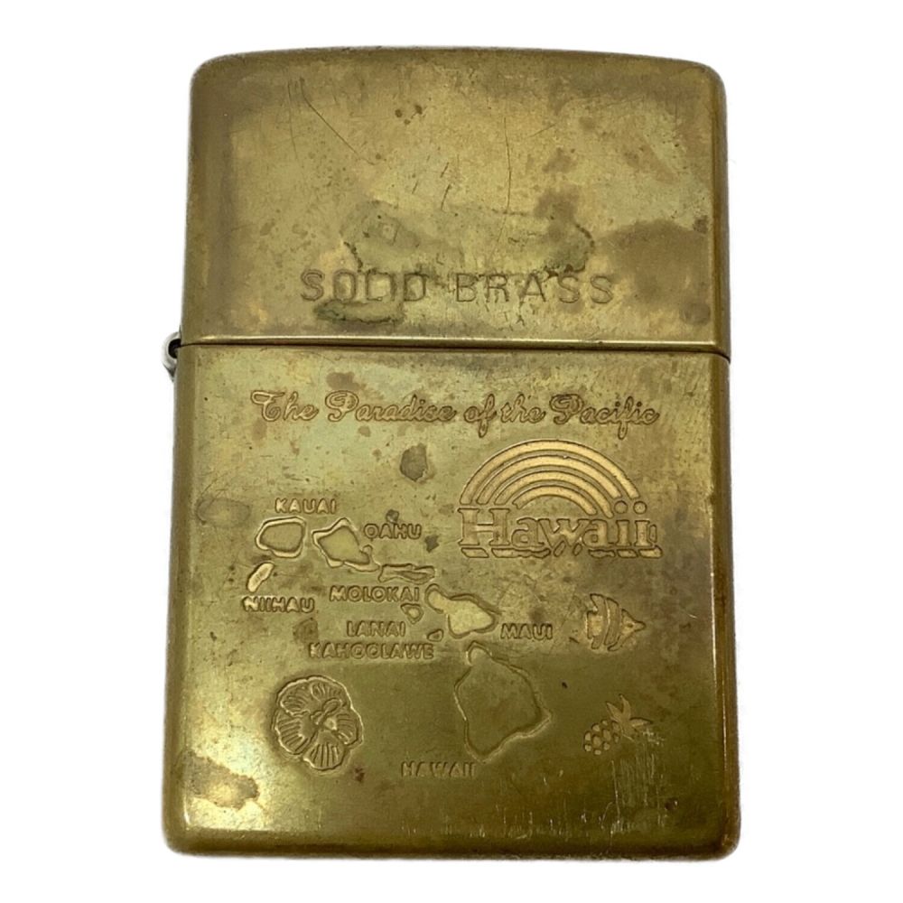 ZIPPO (ジッポ) オイルライター USA製 「SOLID BRASS」「Hawaii」｜トレファクONLINE