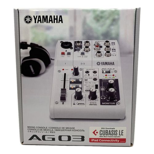 YAMAHA (ヤマハ) ミキサー AG03 通電確認のみ