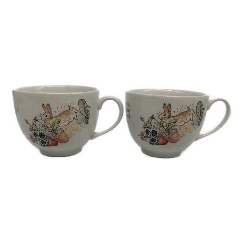 Wedgwood (ウェッジウッド) カップ&ソーサー 旧刻印 ★ ピーターラビット カップ&ソーサー2P+プレート2P