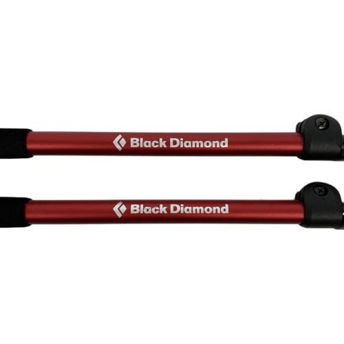 BLACK DIAMOND (ブラック ダイアモンド) トレッキングポール ブラック×レッド