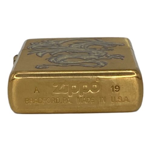 ZIPPO (ジッポ) ZIPPO ゴールド ドラゴン A-19(2019)