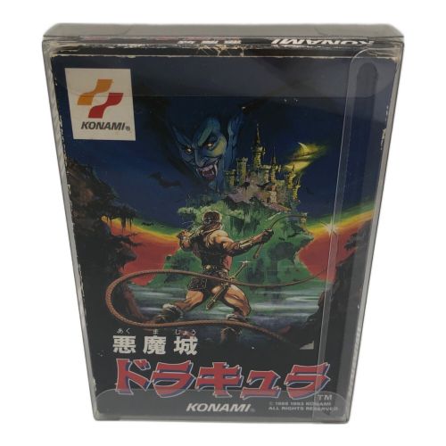 KONAMI (コナミ) ファミコン用ソフト はがき・チラシ欠品、箱ダメージ有 悪魔城ドラキュラ -