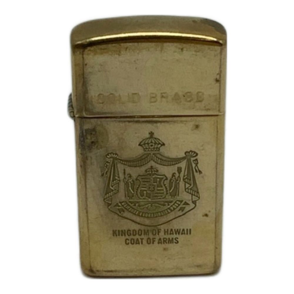 SOLID BRASS (ソリッドブラス） ZIPPO KINGDOM OF HAWAII｜トレファクONLINE