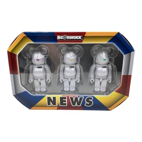 NEWS 20th ANNIVERSARY ベアブリック 100% 3PCS SET  BE@RBRICK