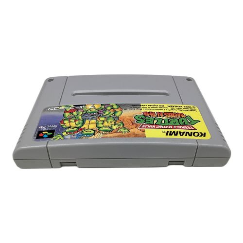 コナミ スーパーファミコン用ソフト Teenage Mutant Ninja Turtles Turtles in Time