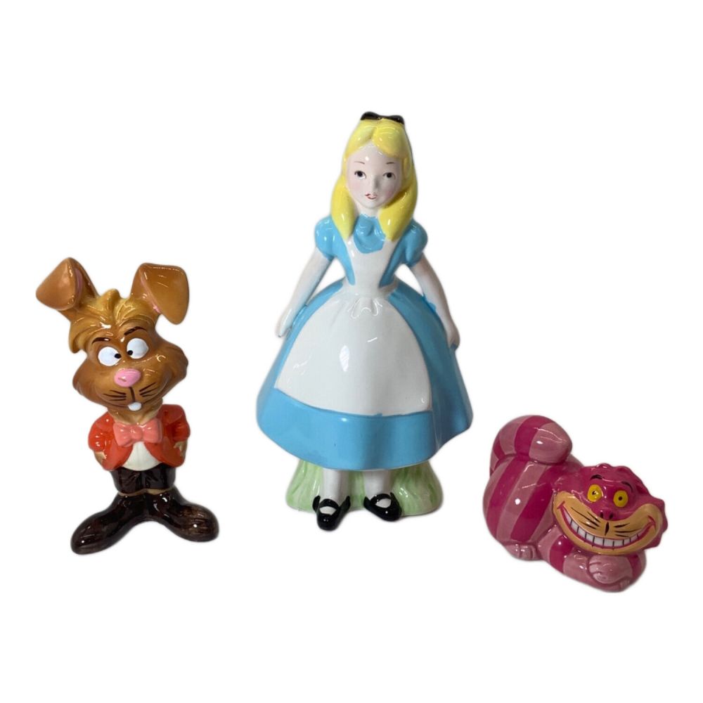 不思議の国のアリス (ALICE IN WONDERLAND) ディズニーグッズ 陶器フィギュア3体セット｜トレファクONLINE