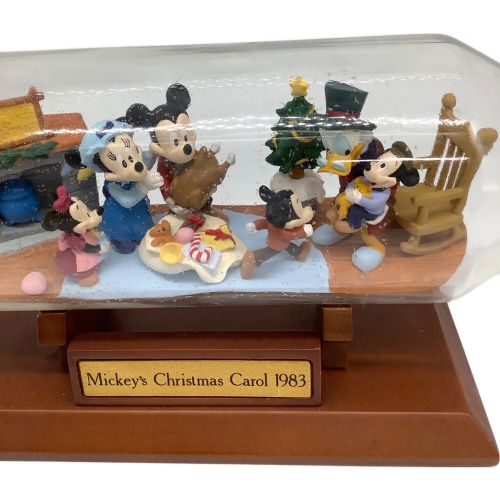 Disney STORE (ディズニーストア) ディズニーグッズ ボトルシップ 土台片方外れ Mickey's Christmas Carol 1983