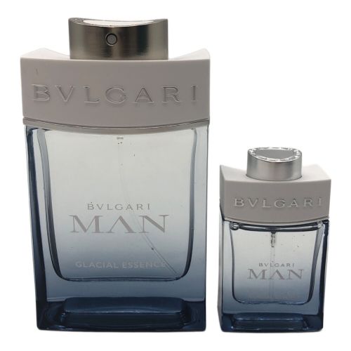 BVLGARI (ブルガリ) 　MAN　オードパルファム グレイシャルエッセンスコフレ 100ml×15ml 残量80%-99%