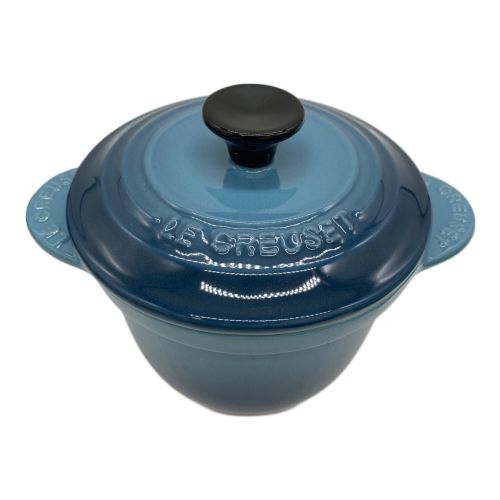 LE CREUSET (ルクルーゼ) BOSSオリジナル セット ブルー BOSS ココット マグカップ×2 プレート×2