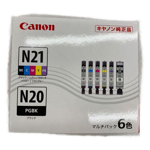 CANON (キャノン) インクカートリッジ 6色入り XKI-N21+N20/6MP