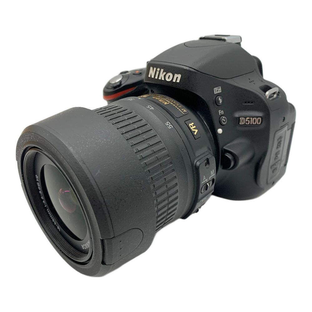 Nikon (ニコン) デジタル一眼レフカメラ 18-55VRレンズキット専用電池APS-C D5100 1620万画素(有効画素) APS-C  SDXCカード対応 2092217｜トレファクONLINE