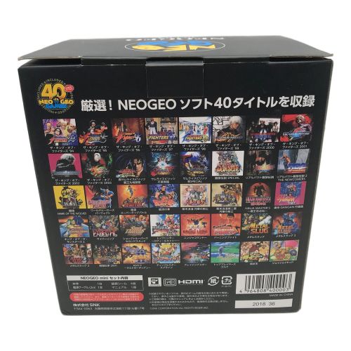 snk (エスエヌケイ) NEOGEO mini SNK 40th ※完品 FM1J2X1800 動作確認済み -