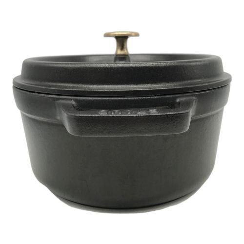 Staub (ストウブ) ピコ ココット ラウンド 22cm ブラック