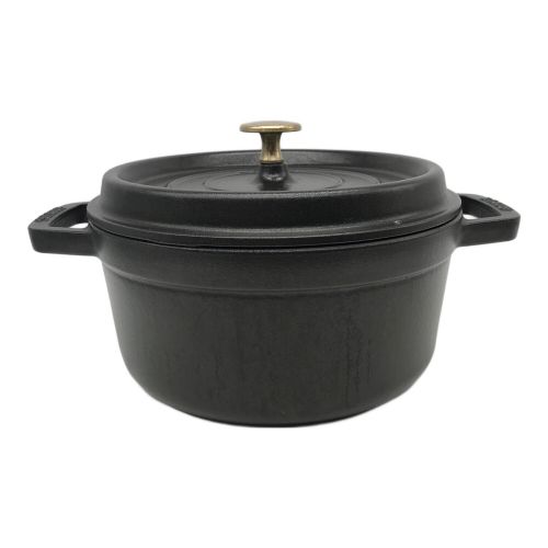 Staub (ストウブ) ピコ ココット ラウンド 22cm ブラック