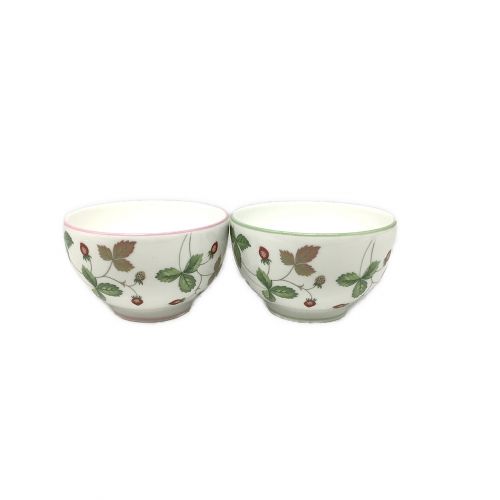 Wedgwood (ウェッジウッド) ジャパニーズティーカップ ワイルドストロベリー 2Pセット