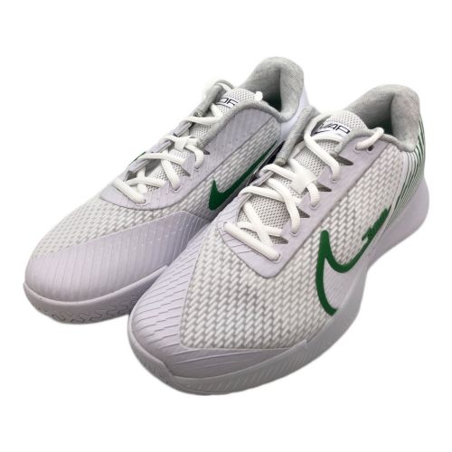 NIKE (ナイキ) スニーカー メンズ SIZE 29cm ホワイト×グリーン COURT AIR ZOOM VAPOR PRO2 DR6191-102