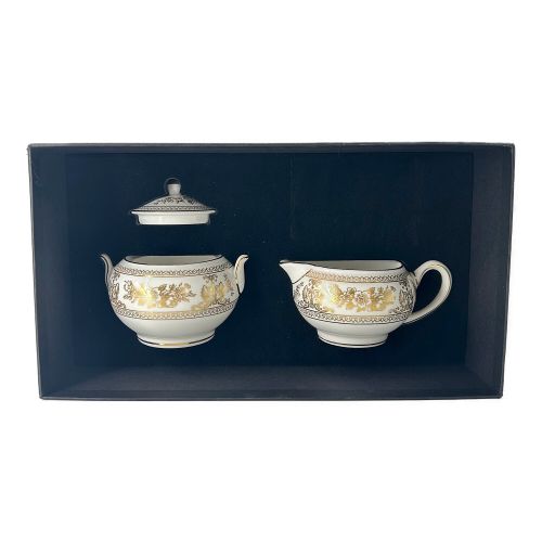 Wedgwood (ウェッジウッド) シュガーボックス&クリーマー コロンビア ゴールド