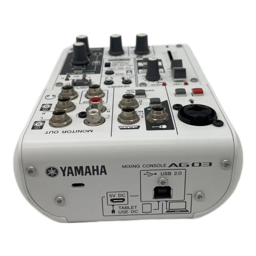 YAMAHA (ヤマハ) 3chウェブキャスティングミキサー AG03 通電確認のみ