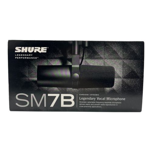 SHURE (シュア) ボーカルマイクロホン SM7B 動作未確認