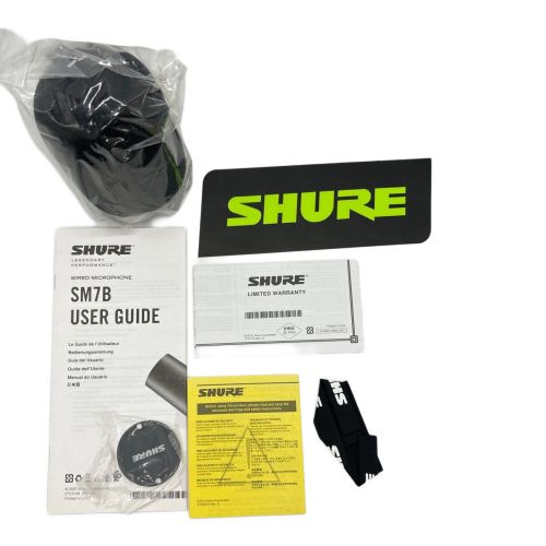 SHURE (シュア) ボーカルマイクロホン SM7B 動作未確認