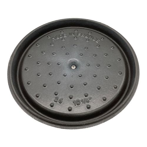 Staub (ストウブ) ココット ラウンド 26cm ホワイト