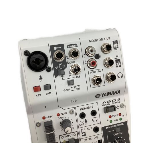 YAMAHA (ヤマハ) DJ楽器 AG03 動作確認済み 21YCAP01593