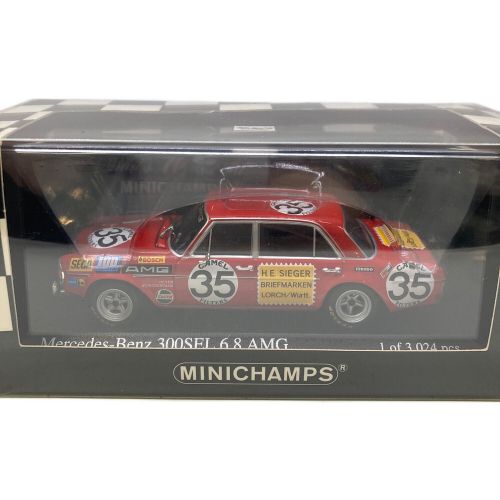 MINICHAMPS (ミニチャンプス) ミニカー 1/43 メルセデス 300 SEL 6.8 SPA24h 1971#35-Boost Gear 400 713495