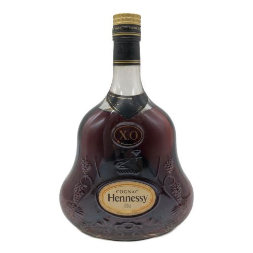 ヘネシー (Hennessy) コニャック 1000ml XO 金キャップ XO クリアボトル 未開封｜トレファクONLINE