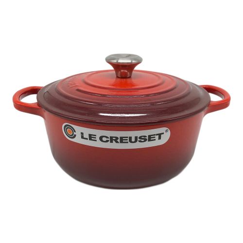 LE CREUSET (ルクルーゼ) シグニチャー ココット・ロンド 20cm レッド 2.4L