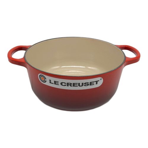 LE CREUSET (ルクルーゼ) シグニチャー ココット・ロンド 20cm レッド 2.4L