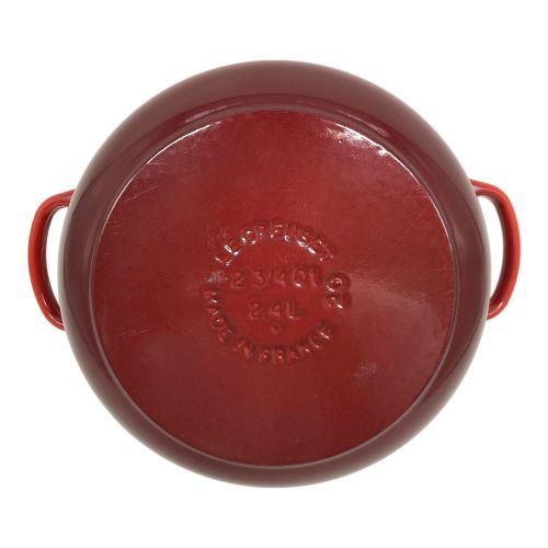 LE CREUSET (ルクルーゼ) シグニチャー ココット・ロンド 20cm レッド 2.4L