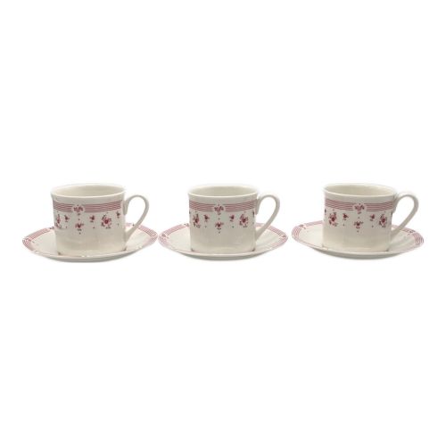 ROYAL DOULTON (ロイヤルドルトン) カップ&ソーサー キャリコレッド 6Pセット