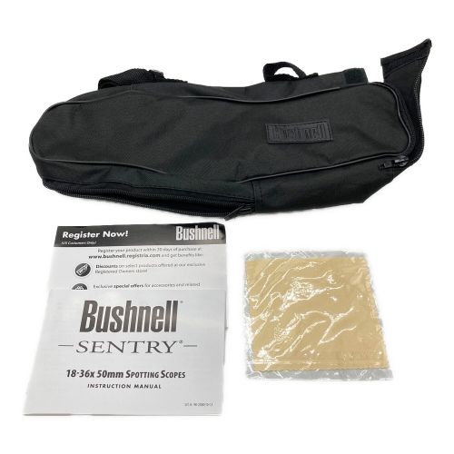 Bushnell (ブッシュネル) スポッティングスコープ ブラック/ケース付き sentry 18-36x50mm