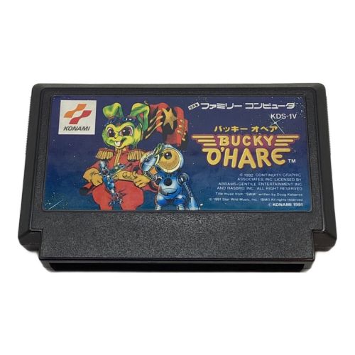 KONAMI (コナミ) ファミコン用ソフト 取説付き/バッキーオヘア BUCKY O'HARE -